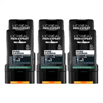 Netto Marken-Discount L'Oréal Men Expert Duschgel Pure Carbon 5in1 250 ml, 6er Pack Angebot