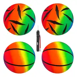 Netto Marken-Discount PVC Ball Rainbow, 22 cm, verschiedene Designvarianten Angebot