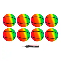 Netto Marken-Discount PVC Ball Rainbow, 22 cm, Basketball, 8 Ball Angebot
