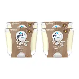 Netto Marken-Discount Glade Duftkerze Romantic Vanilla Blossom 224 g, 4er Pack Angebot