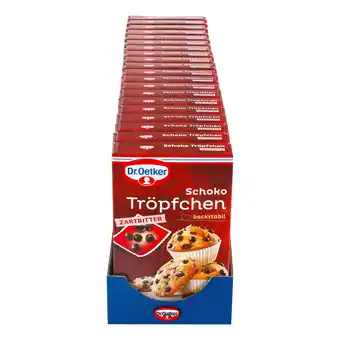 Netto Marken-Discount Dr. Oetker Schoko Tröpfchen Zartbitter 75 g, 20er Pack Angebot