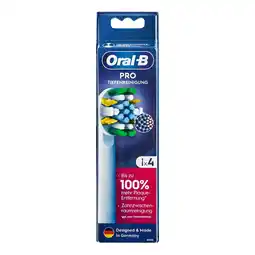 Netto Marken-Discount Oral-B Aufsteckbürsten Pro Tiefenreinigung 4 Stück Angebot