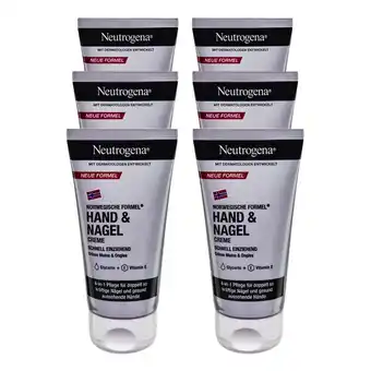 Netto Marken-Discount Neutrogena Norwegische Formel Hand & Nagel Creme 75 ml, 6er Pack Angebot