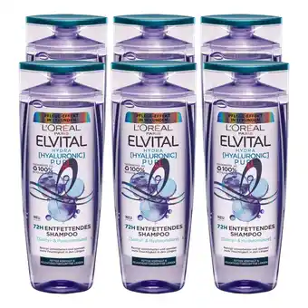 Netto Marken-Discount L'Oreal Elvital Shampoo Hyaluronic Pure 300 ml, 6er Pack Angebot