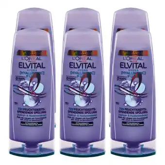 Netto Marken-Discount L'Oreal Elvital Hydra Hyaluronic Pure Spülung 250 ml, 6er Pack Angebot