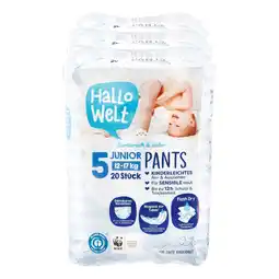 Netto Marken-Discount Hallo Welt Pants Gr. 5 Junior 20 Stück, 3er Pack Angebot
