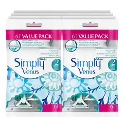 Netto Marken-Discount Gillette Einwegrasierer Simply Venus 6 ST, 8er Pack Angebot