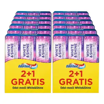 Netto Marken-Discount Odol Med 3 Zahncreme White & Shine 225 ml, 12er Pack Angebot