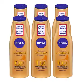 Netto Marken-Discount NIVEA Body Lotion Q10 straffend + bräunend 200 ml, 6er Pack Angebot