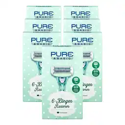 Netto Marken-Discount Pure & Basic 6- Klingen Damenrasierer, 7er Pack Angebot