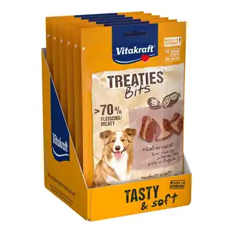 Netto Marken-Discount Vitakraft Snack Treaties Bits Leberwurst 120 g, 6er Pack Angebot
