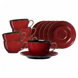 Netto Marken-Discount Ritzenhoff & Breker Kaffeetassen mit Untertassen Gambia 220 ml 6er Set Angebot