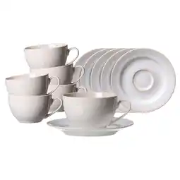 Netto Marken-Discount Ritzenhoff & Breker Kaffeetassen mit Untertassen Laredo 220 ml 6er Set Angebot