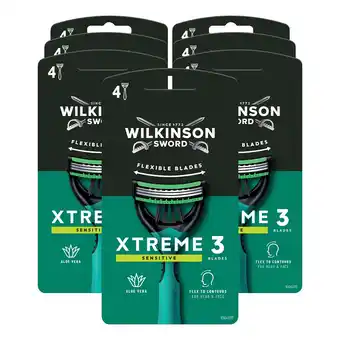 Netto Marken-Discount Wilkinson Sword Xtreme 3-Klingen Rasierer Sensitive 4 Stück, 7er Pack Angebot