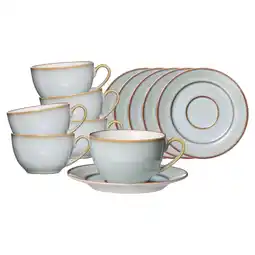 Netto Marken-Discount Ritzenhoff & Breker Kaffeetassen mit Untertassen Portofino 220 ml 6er Set Angebot