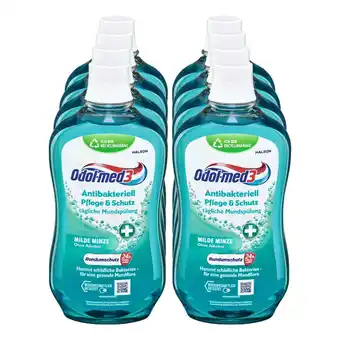 Netto Marken-Discount Odol-med 3 Mundspülung Antibakteriell 500 ml, 8er Pack Angebot