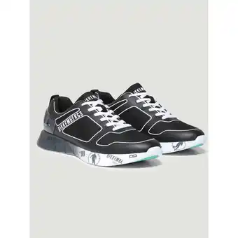 Netto Marken-Discount BIKKEMBERGS Schuhe Sneaker Flavio Logo Applikation und verstärkter Ferse Angebot