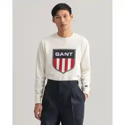 Netto Marken-Discount Gant Pullover Sweatshirt Retro Shield mit Rundhalsauschnitt Angebot