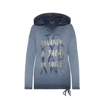 Netto Marken-Discount Soccx Langarmshirt Konnichiwa Longsleeve mit Kapuze Angebot