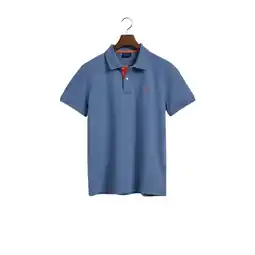 Netto Marken-Discount Gant Poloshirt Pique Polo Kurzarmshirt mit Kontrastkragen Angebot