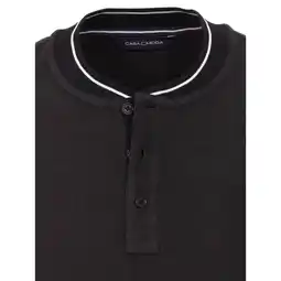 Netto Marken-Discount CASA MODA Poloshirt Polo Kurzarmshirt mit College-Kragen und Kontraststreifen Angebot