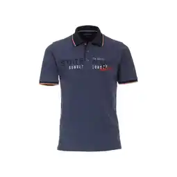 Netto Marken-Discount CASA MODA Poloshirt Polo Kurzarmshirt mit Print und Stickerei Angebot