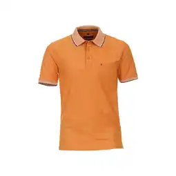 Netto Marken-Discount CASA MODA Poloshirt Polo Kurzarmshirt mit Brusttasche und Kontraststreifen Angebot