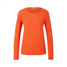Netto Marken-Discount Tom Tailor Pullover Unifarbener Strickpullover mit Rundhalsausschnitt in Regular Fit Angebot