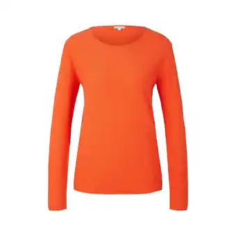 Netto Marken-Discount Tom Tailor Pullover Unifarbener Strickpullover mit Rundhalsausschnitt in Regular Fit Angebot