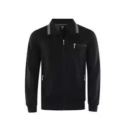 Netto Marken-Discount Hajo Jacke Unifarbene Comfort Fit-Sweatjacke Stay-Fresh mit Stehkragen und Brusttasche Angebot