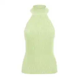 Netto Marken-Discount Guess Top Ärmelloses Rippstricktop SHAYNA mit Stehkragen in Slim Fit Angebot