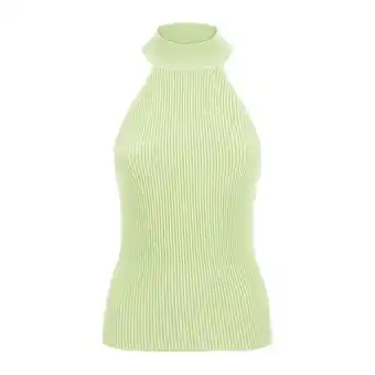 Netto Marken-Discount Guess Top Ärmelloses Rippstricktop SHAYNA mit Stehkragen in Slim Fit Angebot