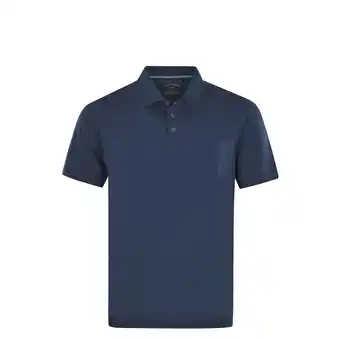 Netto Marken-Discount Hajo Shirt Kurzarm-Polopique Stay Fresh mit Knopfleiste, Brusttasche und Logo-Stickerei Angebot