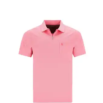 Netto Marken-Discount Hajo Shirt Kurzarm-Poloshirt Softknit mit verdecktem Reißverschluss und Brusttasche in Regular Fit Angebot