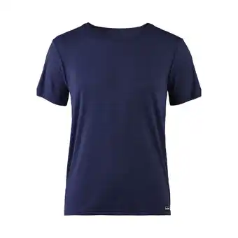 Netto Marken-Discount Bruno Banani Shirt Kurzarmshirt Check Line 2.0 mit Rundhalsausschnitt und Logo-Patch Angebot