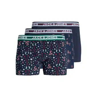 Netto Marken-Discount Jack & Jones Junior Unterhose XMAS CANDY Trunks 3er Pack Angebot