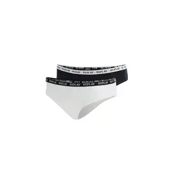 Netto Marken-Discount Replay Unterhose Damen-Slip mit Logo-Bund 2er Pack Angebot