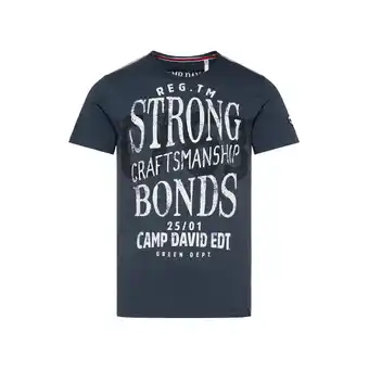 Netto Marken-Discount Camp David T-Shirt THE CRAFTSMEN Kurzarmshirt Angebot