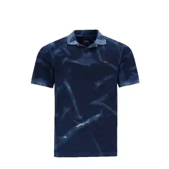 Netto Marken-Discount Hajo Poloshirt Batik Effekt Kurzarmshirt mit Polokragen Angebot