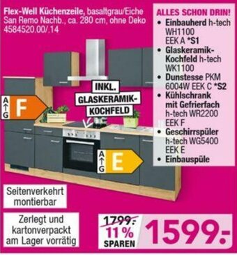 Möbel Boss Flex Well Küchenzeile Angebot