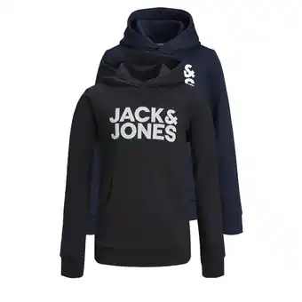 Netto Marken-Discount Jack & Jones Junior Hoodie CORP LOGO Kapuzensweatshirt Doppelpack Angebot