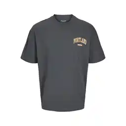 Netto Marken-Discount Jack & Jones T-Shirt BRADLEY VARSITY BACK TEE Kurzarmshirt Angebot