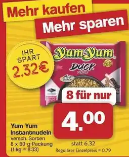 Famila Nord Ost Yum Yum Instantnudeln Angebot