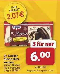 Famila Nord Ost DR. OETKER Kleine Rührkuchen Angebot