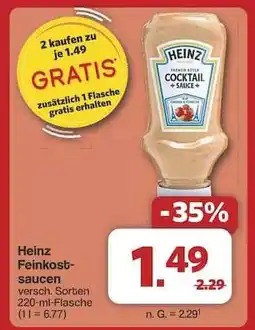Famila Nord Ost HEINZ Feinkostsaucen Angebot