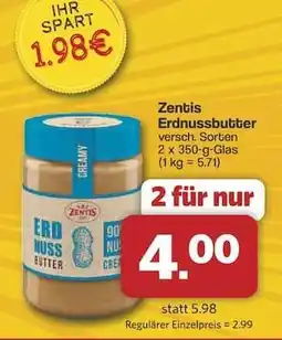 Famila Nord Ost ZENTIS Erdnussbutter Angebot