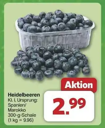Famila Nord Ost Heidelbeeren Angebot