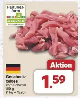 Famila Nord Ost Geschnetzeltes vom Schwein Angebot