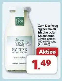 Famila Nord Ost Zum Dorfkrug Sylter Salatfrische oder Salatsauce Angebot