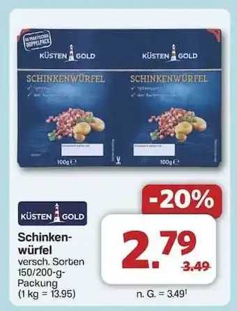 Famila Nord Ost KÜSTEN GOLD Schinkenwürfel Angebot